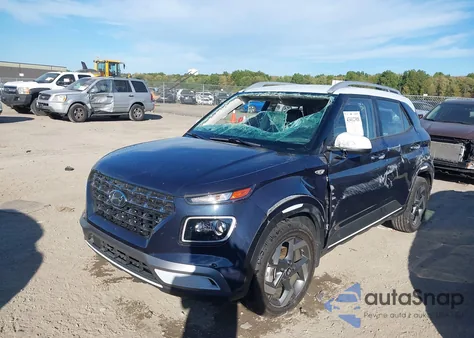 2021 Hyundai Venue Denim z USA, uszkodzony, nr VIN KMHRC8A35MU090374